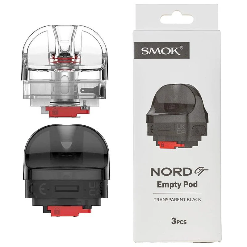 IMG_0758.webp SMOK Nord G Empty Pod Transparent PCTG 3/PK 5ML - Image 1