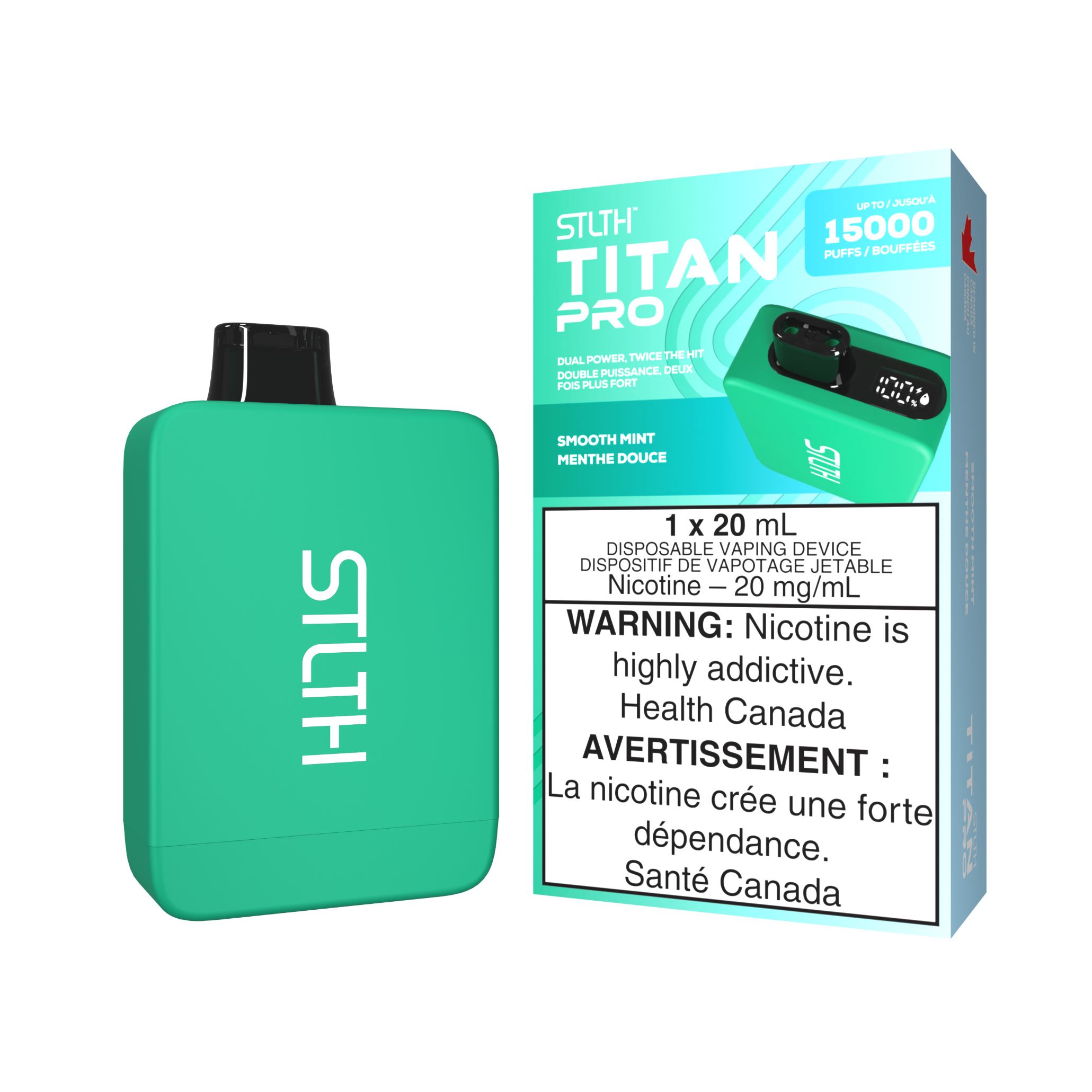 STLTH-TITAN-PRO-SMOOTH-MINT-1.jpg STLTH Titan Pro Disposable - Image 1